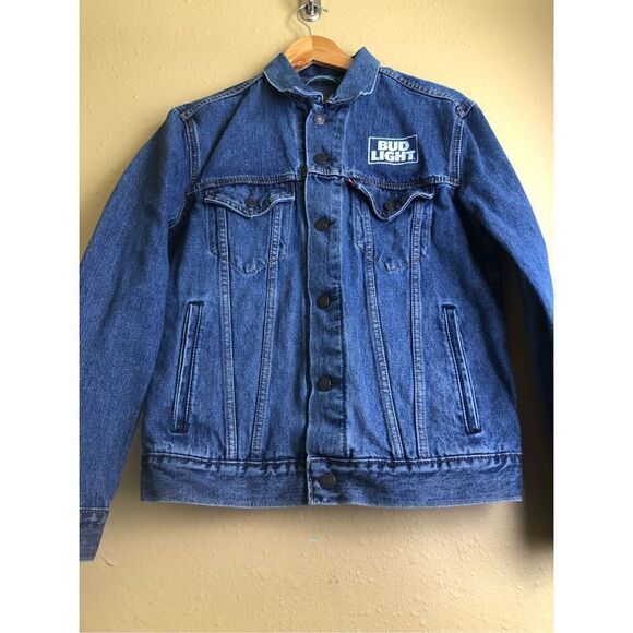 Levi Strauss Denim Jacket Women’s Bud Light Texas size S - Picture 2 of 16